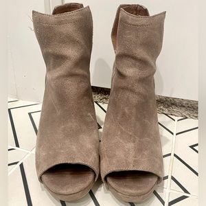 Jeffrey Campbell suede booties
